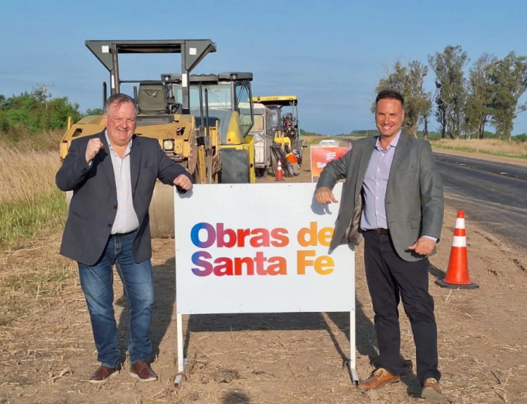 Felipe Michlig y el ministro Enrico