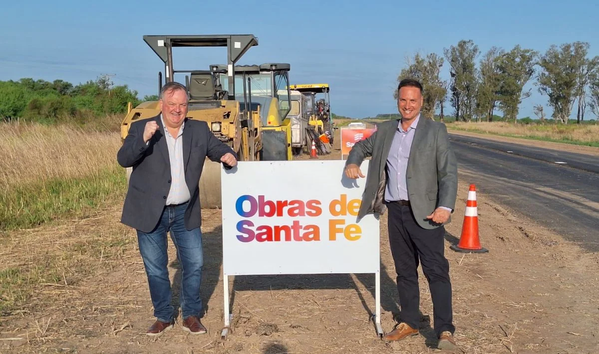 Felipe Michlig y el ministro Enrico