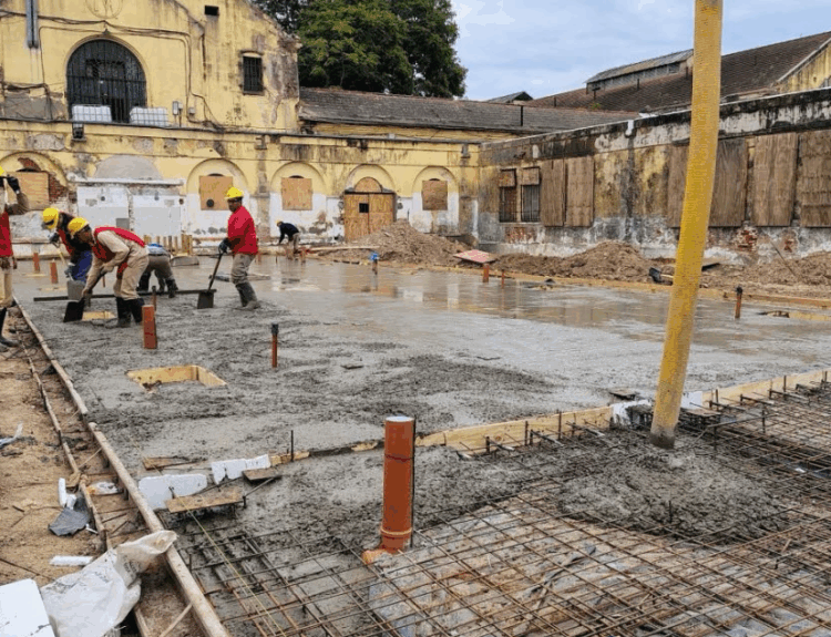 Continúan las obras en la Cárcel de Coronda