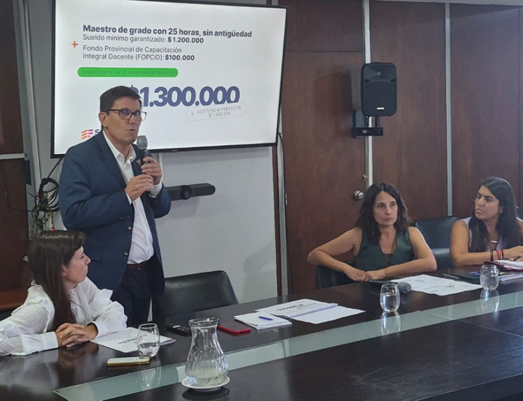 José Goity en paritarias