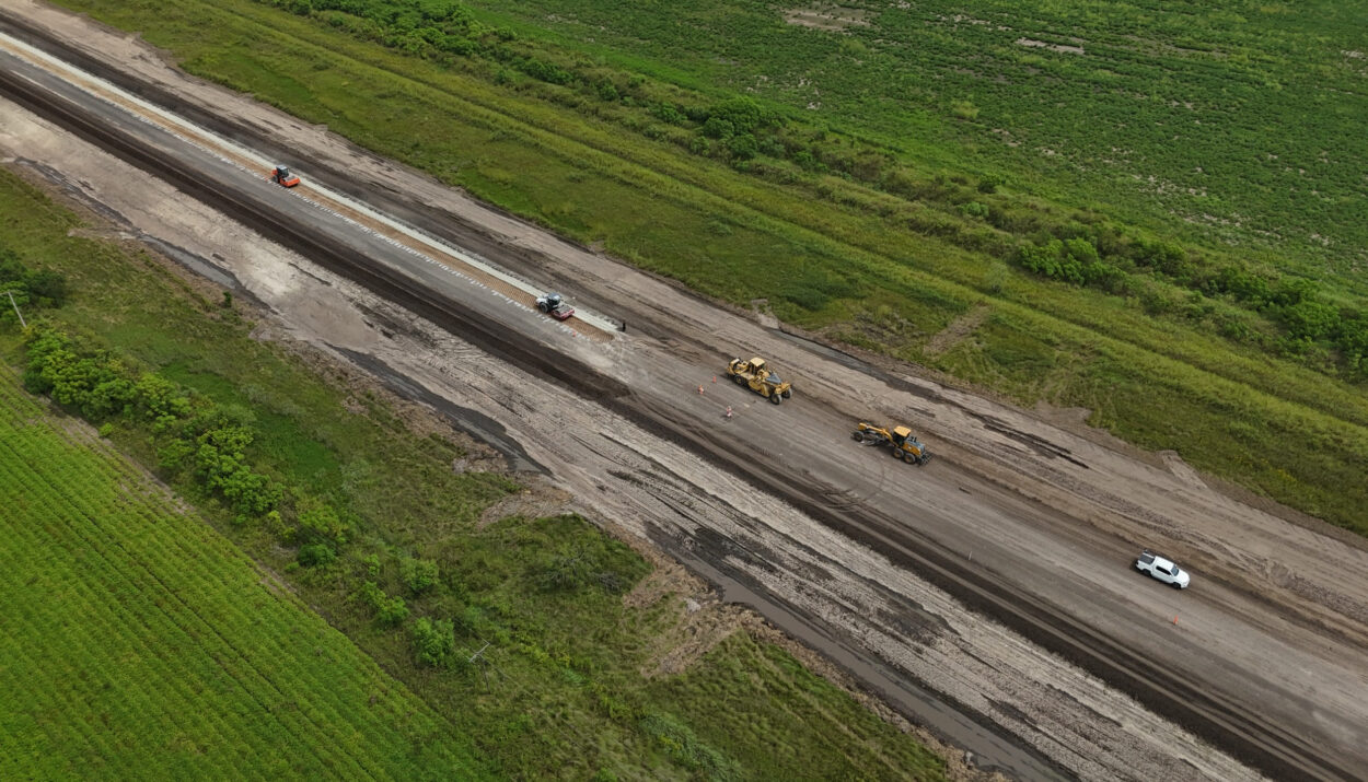 Ruta 1 en obras
