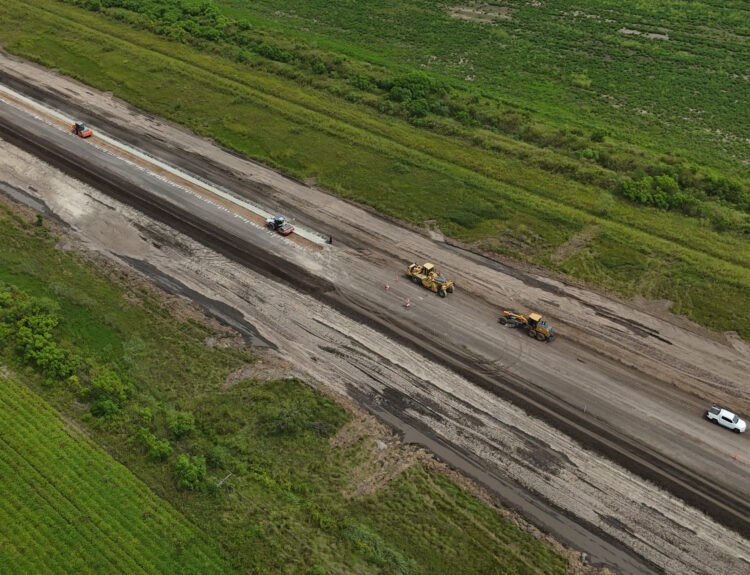 Ruta 1 en obras
